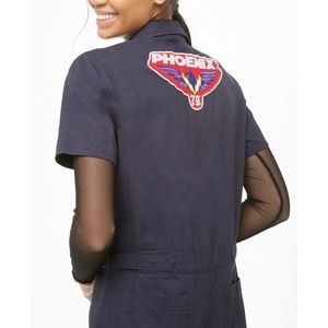 Navy Utility Patch Jumpsuit